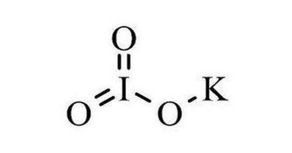 Potassium iodate – an ionic chemical compound