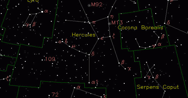 Alpha Herculis – the brightest star in the Hercules constellation