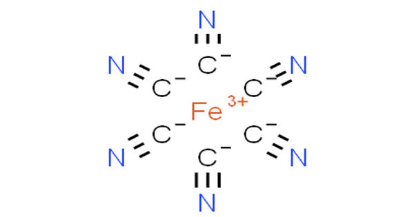 Ferricyanide – a red crystalline material