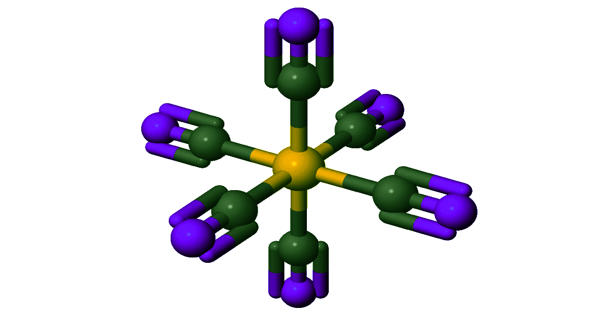 Ferrocyanide – an iron coordination entity