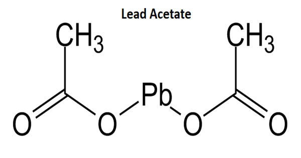 Lead acetate – a white crystalline compound of lead