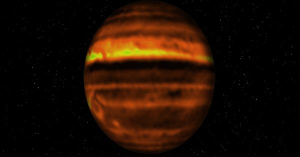 Astronomers Measured Powerful Stratospheric Winds in Jupiter’s Atmosphere