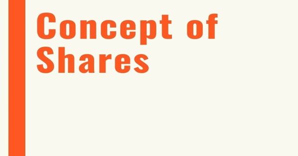 Concept of Share