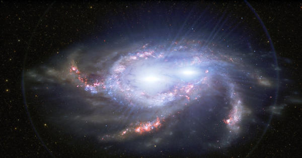 Hubble Space Telescope Seeing Double Quasars in Merging Galaxies