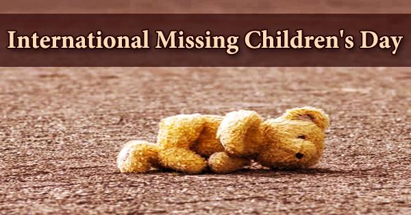 International Missing Children’s Day