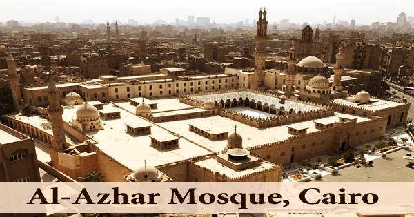 A visit to a historical place/building (Al-Azhar Mosque, Cairo)