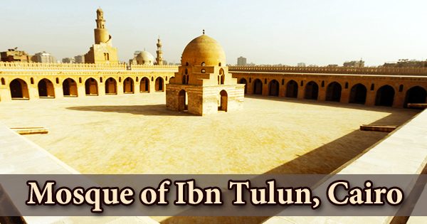 A visit to a historical place/building (Mosque of Ibn Tulun, Cairo)
