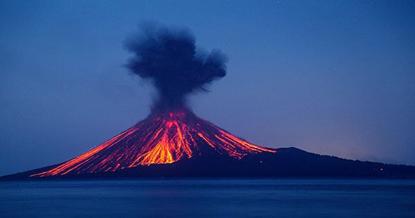 Serendipitous Meteorite in Indonesia Makes Volcano Look Like a Supervillain’s Lair