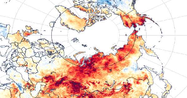 Land Temperature Soared to 48°C in the Arctic Circle this Month