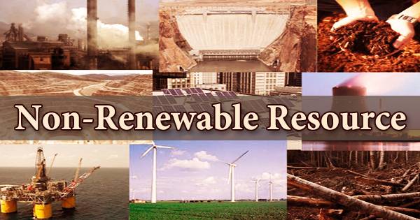 Non-Renewable Resource