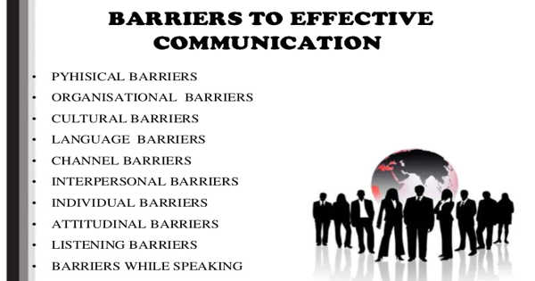 Barriers to Effective Communication