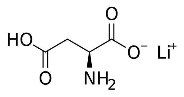 Lithium Aspartate – a Salt of Aspartic Acid and Lithium