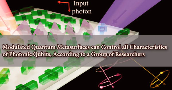 Modulated Quantum Metasurfaces can Control all Characteristics of Photonic Qubits, According to a Group of Researchers