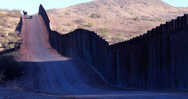 Trump’s Partially Built Border Wall Damaged by Arizona’s Monsoons