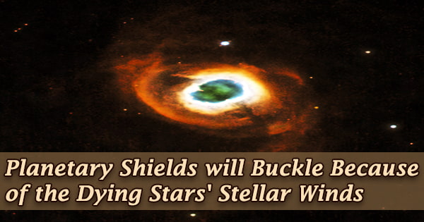 Planetary Shields will Buckle Because of the Dying Stars’ Stellar Winds