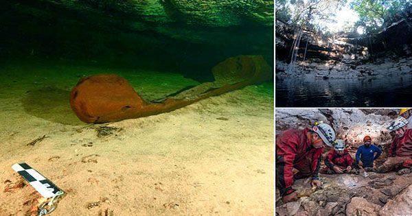Maya Canoe Found in Submersed Sinkhole May Be 1,000 Years Old