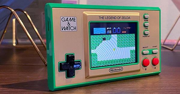 Nintendo’s Zelda Game & Watch is another worthwhile stocking stuffer for retro collectors