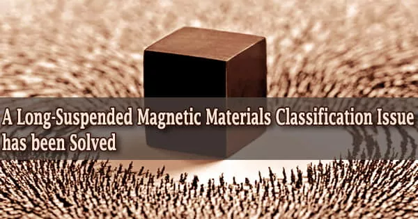 A Long-Suspended Magnetic Materials Classification Issue has been Solved