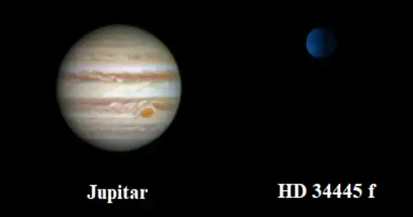 HD 34445 f – a Neptune-like Exoplanet
