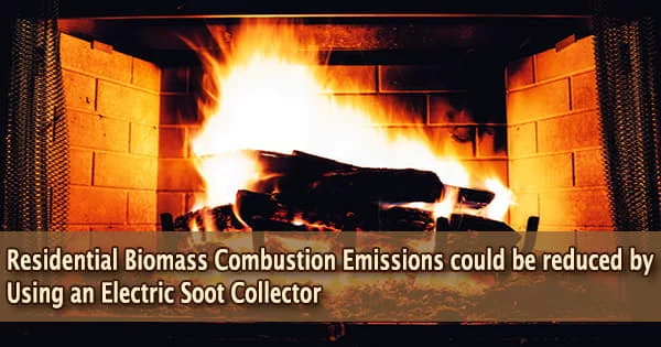 Residential Biomass Combustion Emissions could be reduced by Using an Electric Soot Collector