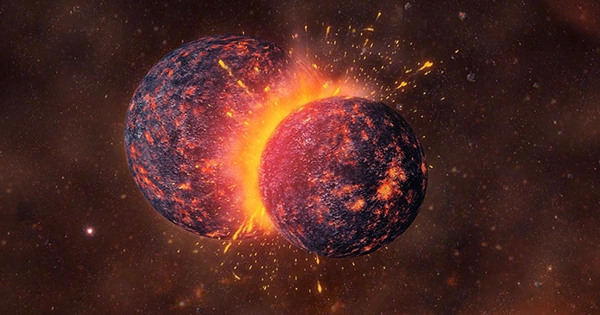 Mysterious Structures near Earth’s Core Could Be Legacy of Moon-Forming Impact