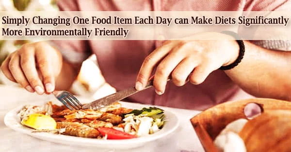 Simply Changing One Food Item Each Day can Make Diets Significantly More Environmentally Friendly