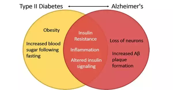 Alzheimer’s Disease is linked to Type 2 Diabetes by a Mechanism