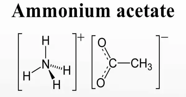 Ammonium Acetate – a Chemical Compound