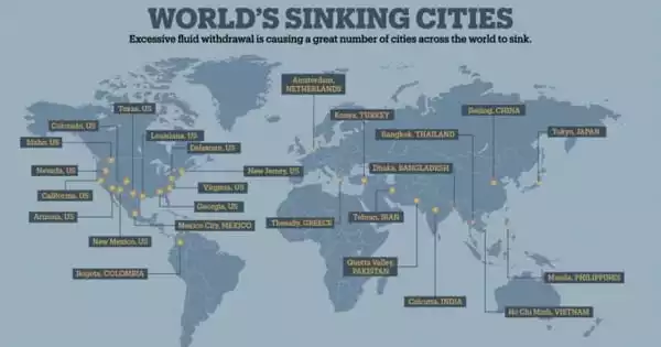 Around the World, Coastal Cities are Sinking