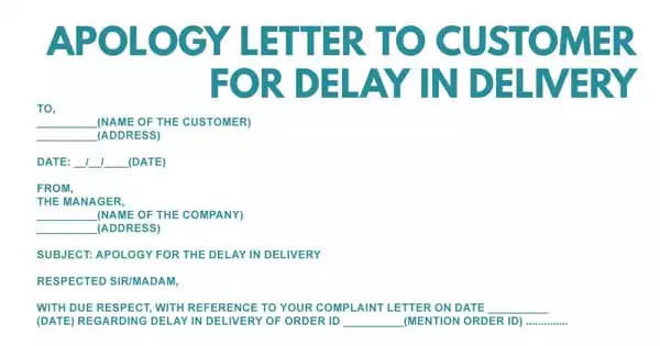 Letter to Customers Informing about Delay in Fulfillment of Order