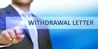 Withdrawal Letter by an Employee