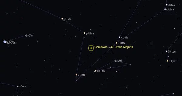 47 Ursae Majoris – a Yellow Dwarf Star