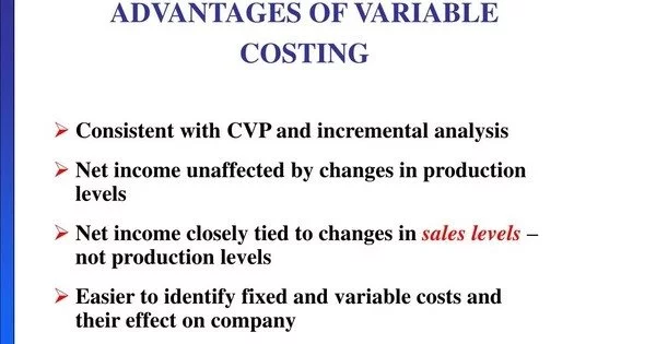 Advantages of Variable Costing System