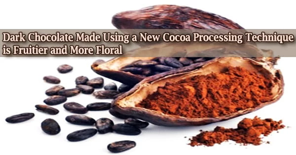 Dark Chocolate Made Using a New Cocoa Processing Technique is Fruitier and More Floral