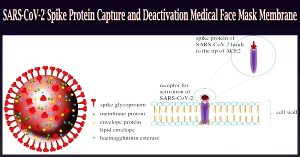 SARS-CoV-2 Spike Protein Capture and Deactivation Medical Face Mask Membrane