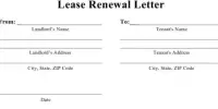 Sample Lease Extension Letter
