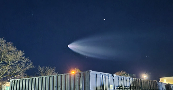 SpaceX Rocket May Have Sparked an Other-Worldly Red Glow in Night Sky