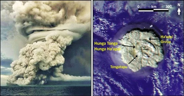 The Hunga Volcano Eruption generates a Data Explosion