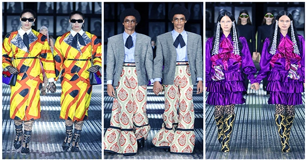 How Frequently Do 136 Identical Twins Appear on the Gucci Runway?