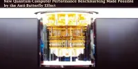 New Quantum-Computer Performance Benchmarking Made Possible by the Anti-Butterfly Effect