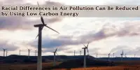 Racial Differences in Air Pollution Can Be Reduced by Using Low-Carbon Energy