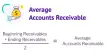 Calculate Average Accounts Receivable