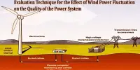Evaluation Technique for the Effect of Wind Power Fluctuation on the Quality of the Power System