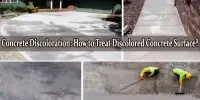 Concrete Discoloration: How to Treat Discolored Concrete Surface?