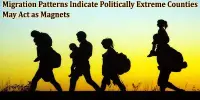 Migration Patterns Indicate Politically Extreme Counties May Act as Magnets