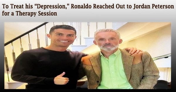 To Treat his “Depression,” Ronaldo Reached Out to Jordan Peterson for a Therapy Session