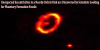 Unexpected Eccentricities in a Nearby Debris Disk are Discovered by Scientists Looking for Planetary Formation Fossils