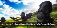 After a Volcano Fire, Revered Easter Island Statues Suffer “Irreparable Damage”