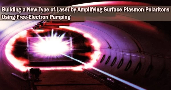 Building a New Type of Laser by Amplifying Surface Plasmon Polaritons Using Free-Electron Pumping