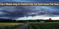 Test of Models Using Air Chemistry Data from South Korean Field Study